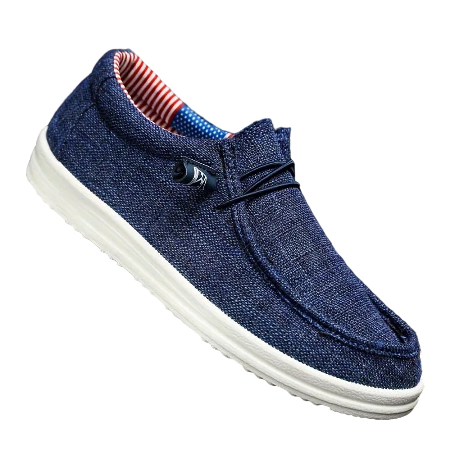 Herresko Slip-on med Elastiske Detaljer for Avslappet Stil 4