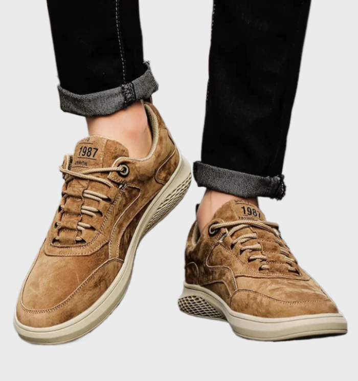 Herresneakers Lave Tidløst Design Moderne Stiltrekk 5