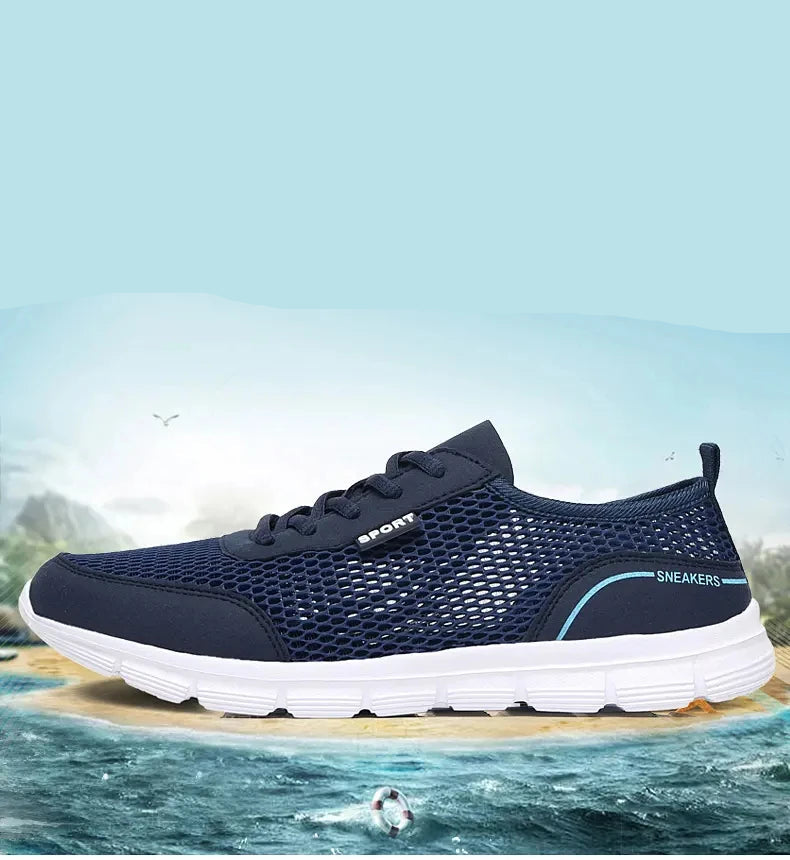 Herresneakers Sporty Mesh Lett og Pustende 1