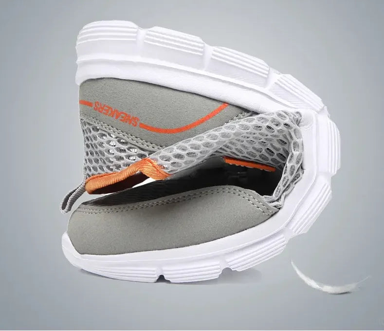 Herresneakers Sporty Mesh Lett og Pustende 3
