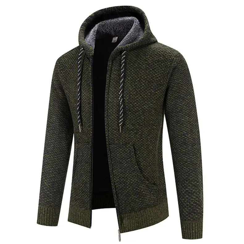 Hettegenser Herre Komfortabel Design med Dobbel Kappe 0