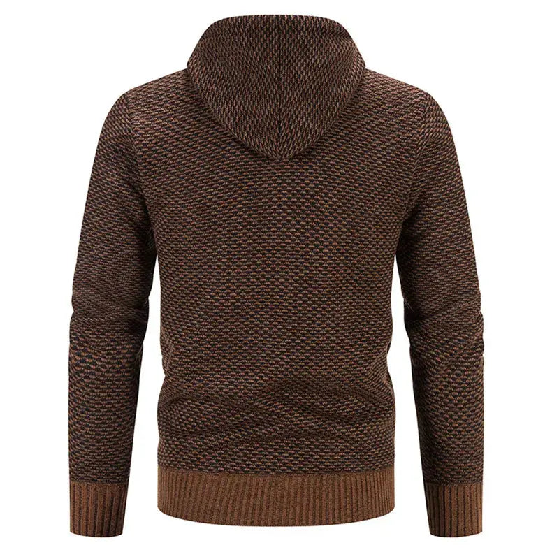 Hettegenser Herre Komfortabel Design med Dobbel Kappe 2
