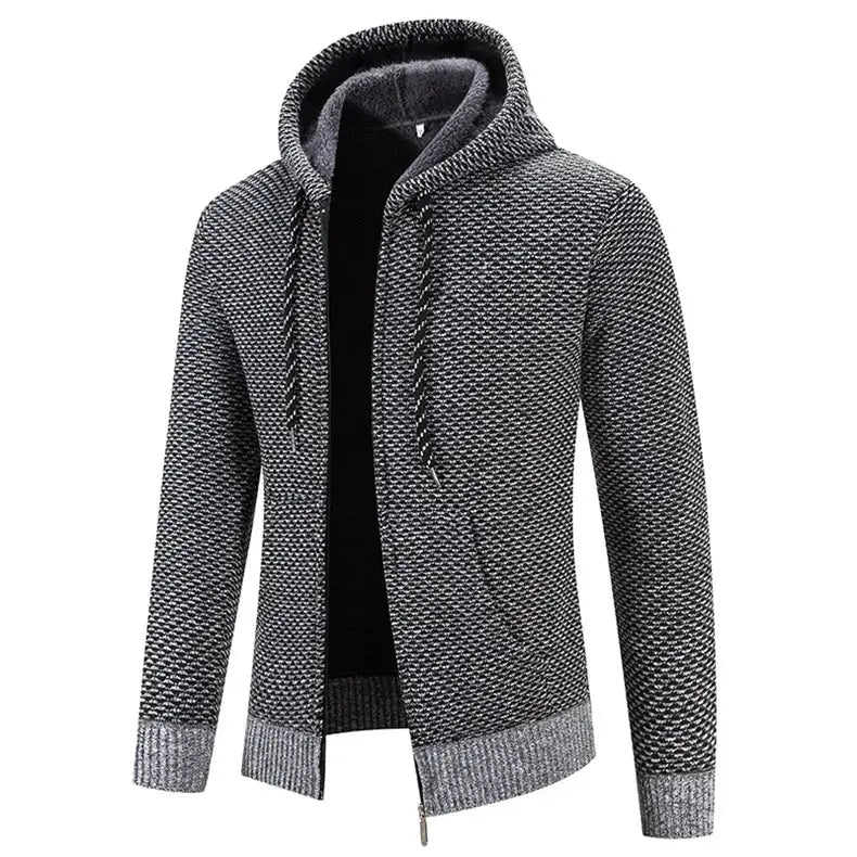 Hettegenser Herre Komfortabel Design med Dobbel Kappe 5