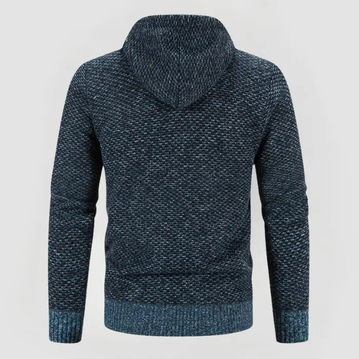 Hettegenser Herre Minimalistisk Design med Romslig Hette 2
