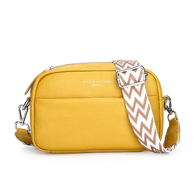 Crossbody-veske i skinn av høy kvalitet