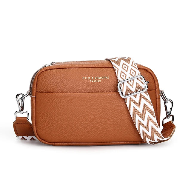 Crossbody-veske i skinn av høy kvalitet