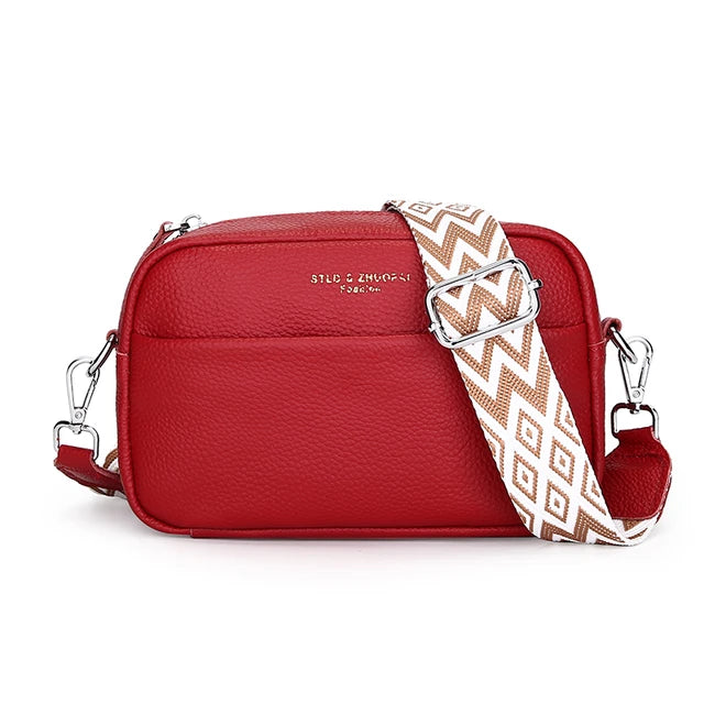 Crossbody-veske i skinn av høy kvalitet