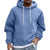 Hoodie Herre med Lommer Mykt Stoff Moderne Design 6