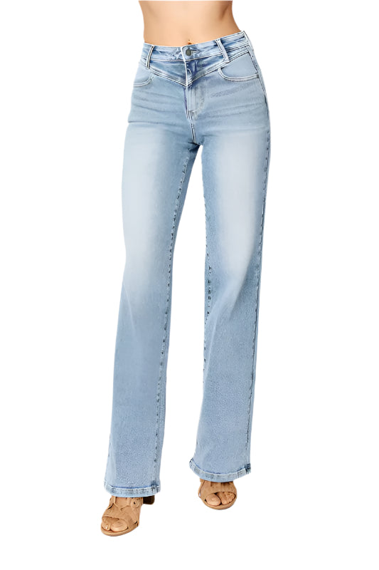 Høyt liv Retro Jeans Medium Denim 0