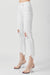Høyt liv Straight Crop Jeans for Damer i Hvit 1