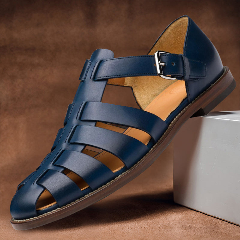 Variant image for Herre Sandaler Elegant Lær Slitesterk Design-31
