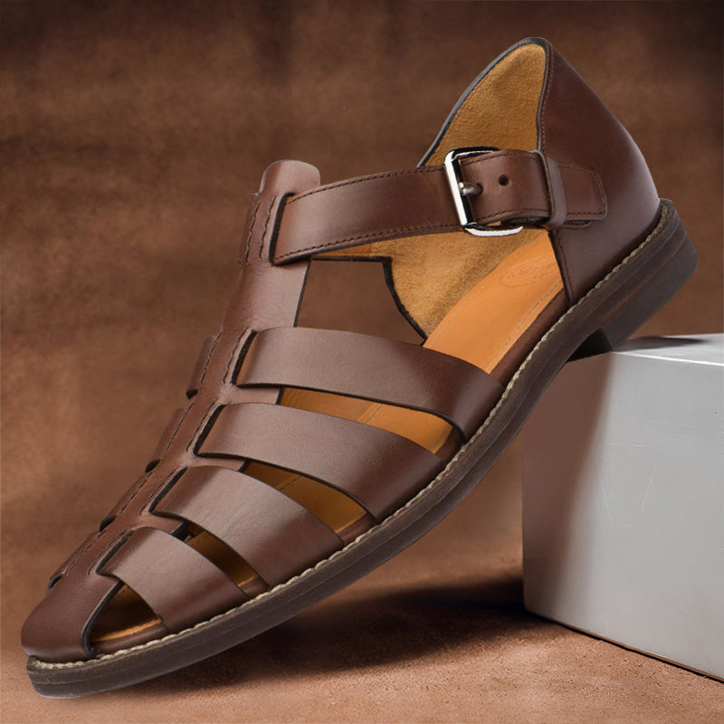 Variant image for Herre Sandaler Elegant Lær Slitesterk Design-21