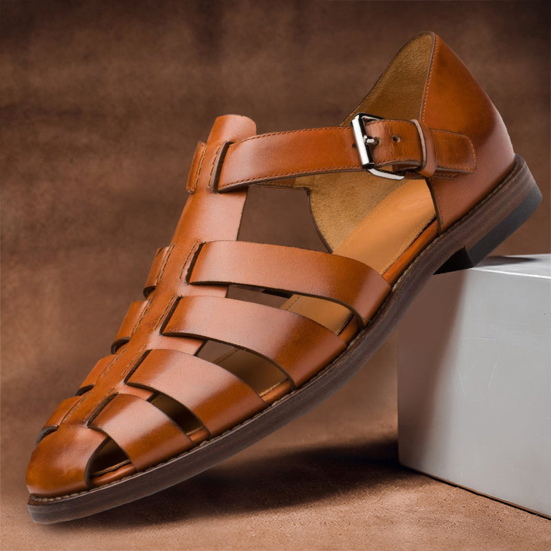 Variant image for Herre Sandaler Elegant Lær Slitesterk Design-11