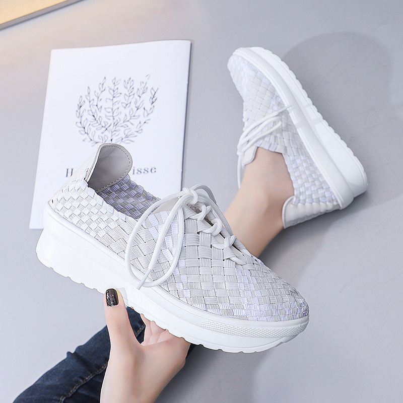 Joggesko Dame Flettet Design for Komfort og Stil 7