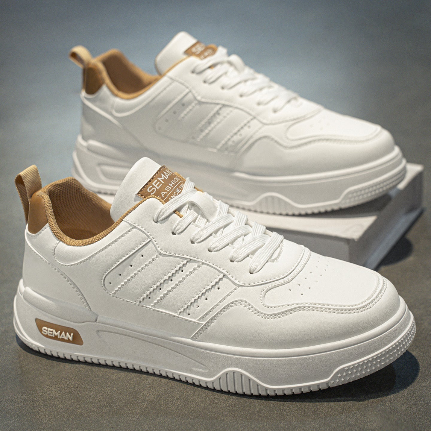 Joggesko Dame Sporty Design med Robust Såle og Pustende Fôr 1