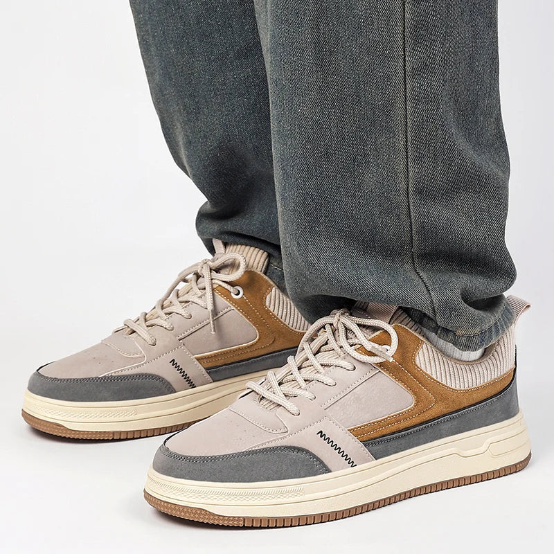 Joggesko Herre Med Patchwork Design For Hverdagsbruk 1