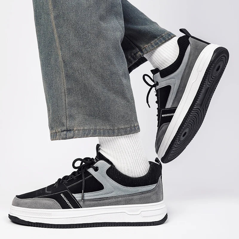 Joggesko Herre Med Patchwork Design For Hverdagsbruk 4