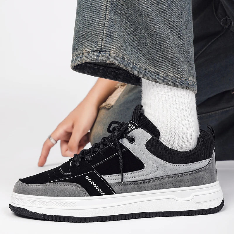 Joggesko Herre Med Patchwork Design For Hverdagsbruk 5