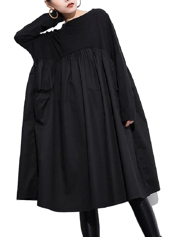 Kjoler Dame O-hals Knytt Design Sommerkjole i Myk Bomull 0