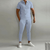 Variant image for Herre Joggedrakt Sett Sporty Stil Pustende Stoff-8