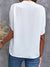 Kvinne Bluse Elegant Split V-hals Viskose Polyester 1