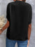 Kvinne Bluse Elegant Split V-hals Viskose Polyester 4