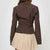 Kvinne Bluse Retro Stil Slim-Fit 2