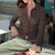 Kvinne Bluse Retro Stil Slim-Fit 5