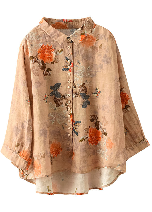 Kvinne Bluse med Peter Pan Krage og Lange Ermer 4
