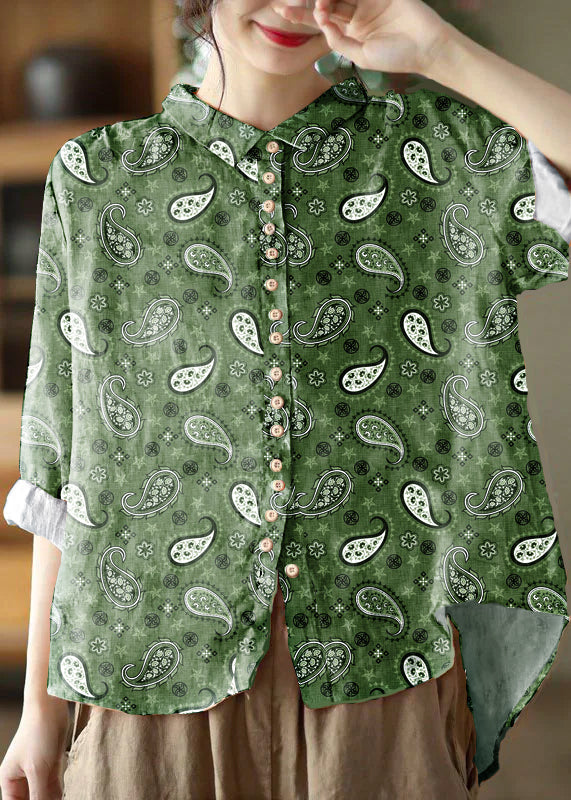 Kvinne Bluse med Peter Pan Krage og Lange Ermer 8