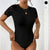 Kvinne Body Uten Rygg Komfortabel Design 4