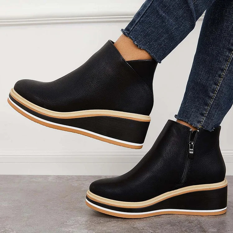 Kvinne Boots med Ullfôr og Lett Design 3