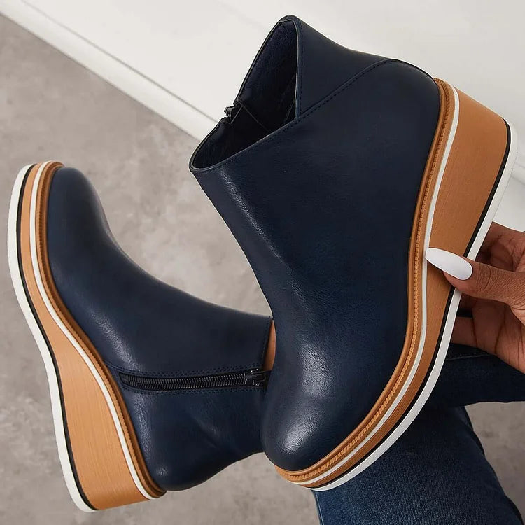 Kvinne Boots med Ullfôr og Lett Design 7