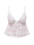 Kvinne Cami Top Blomstertrykk Polyester Spandex 0