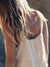 Kvinne Crop Top Retro Design i Lin 0