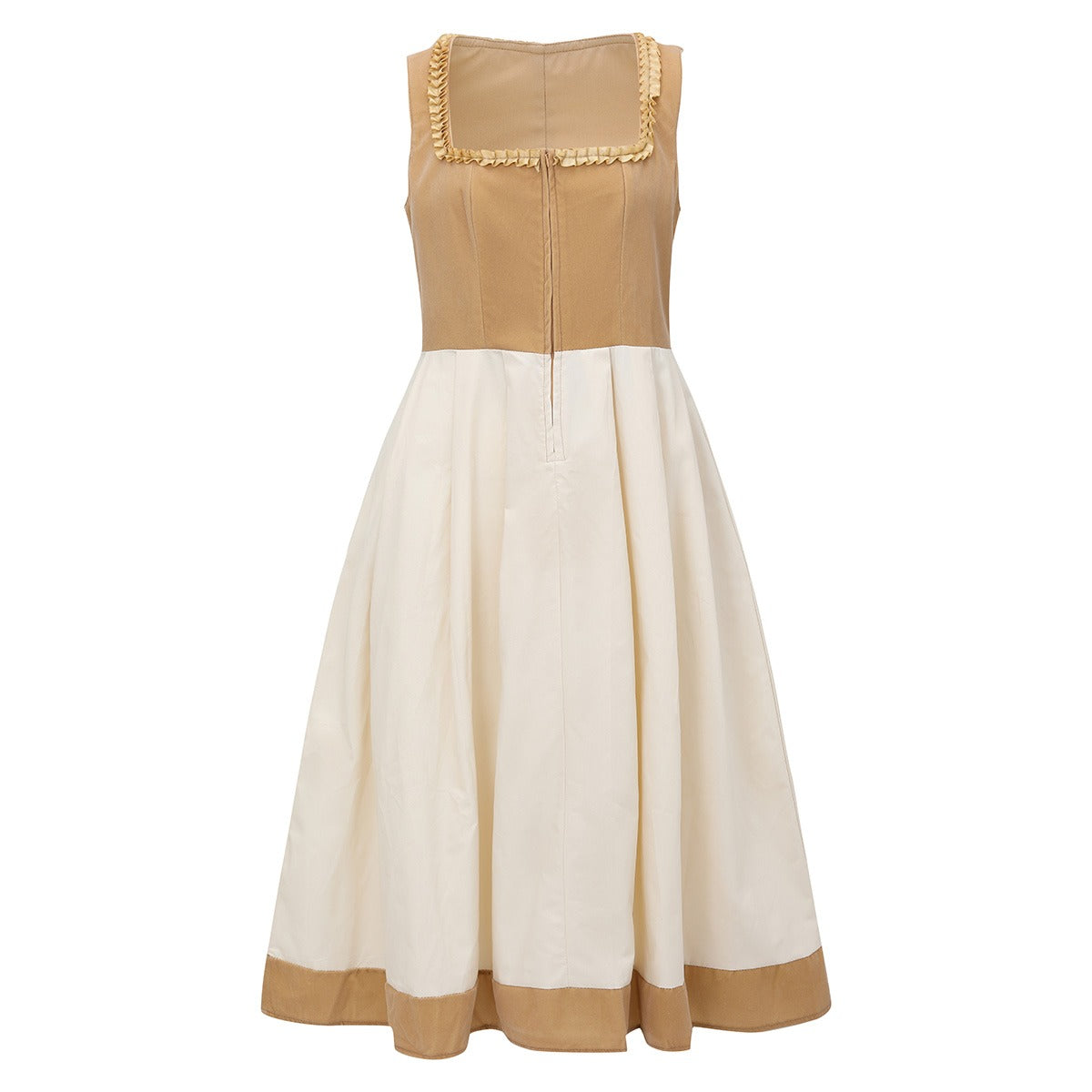 Kvinne Dirndl Leopardenmønster Polyester 3