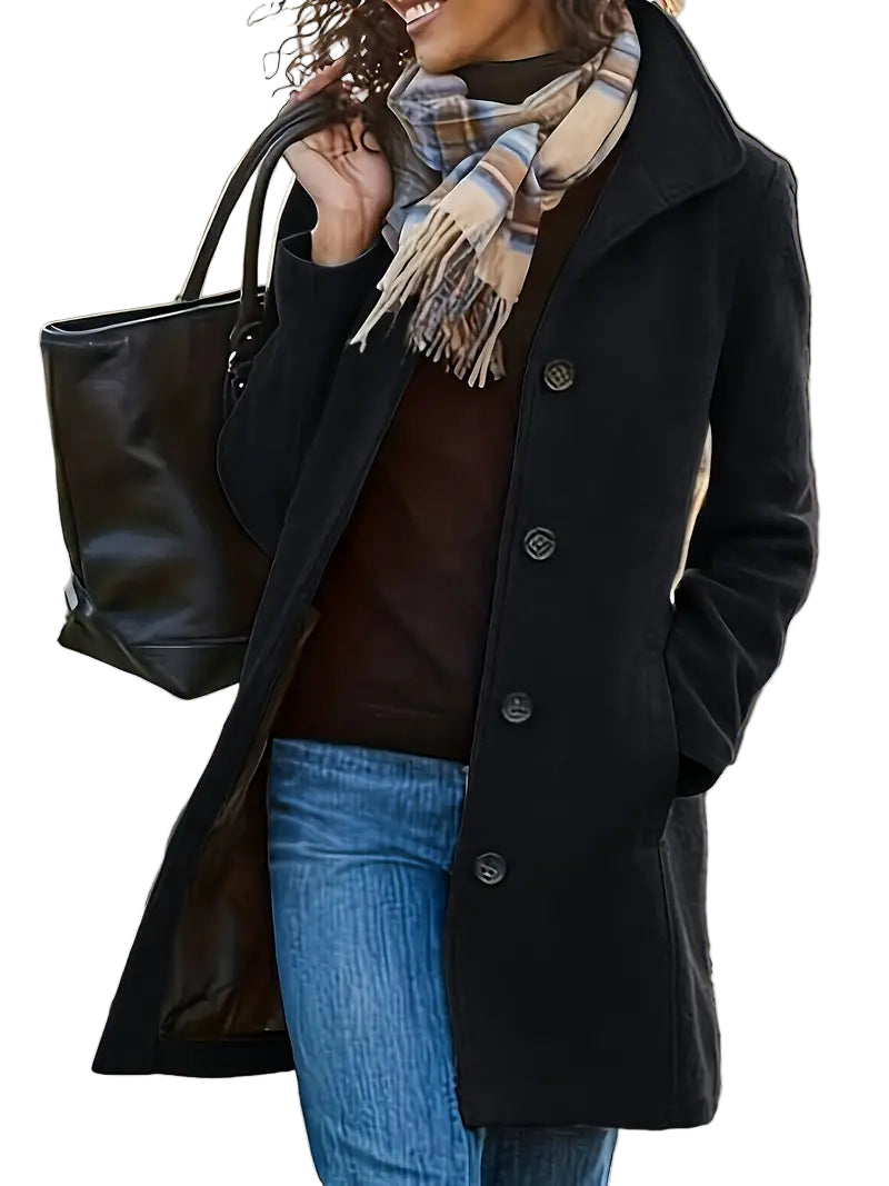 Kvinne Enkeltknapp Kåpe 0