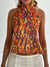Kvinne Halterneck Tank Top Ryggløs Lett Stretch Polyester 13