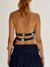Kvinne Halterneck Tank Top Ryggløs Lett Stretch Polyester 5