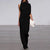 Kvinne Jumpsuit Asymmetrisk Høy Krage 3
