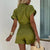 Kvinne Jumpsuit Kortermet Lett Pustende Materiale 2