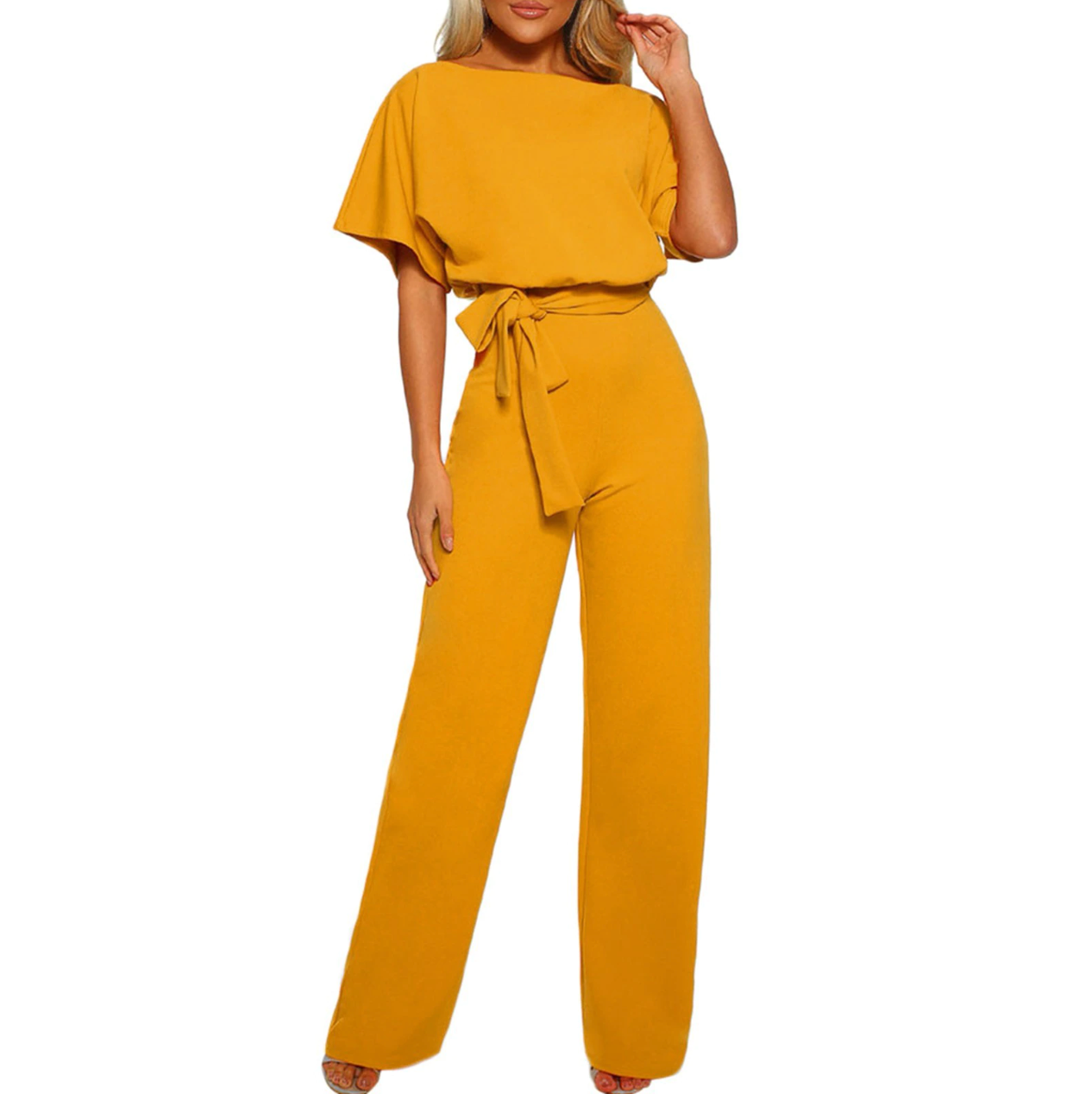 Kvinne Jumpsuit Med Vidde og Komfort 3