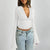 Kvinne Lace Top Chic Bomull 4