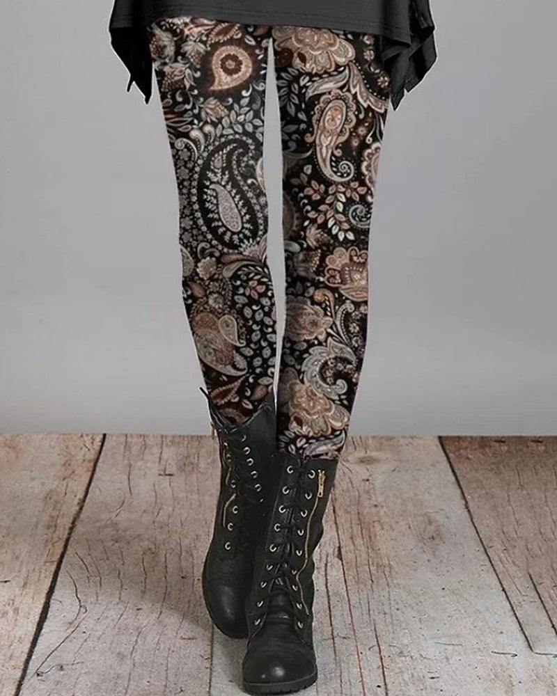 Kvinne Leggings Boho Stil 1