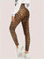 Kvinne Leggings Luipaardprint Trendy Polyester Spandex 2