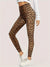 Kvinne Leggings Luipaardprint Trendy Polyester Spandex 3