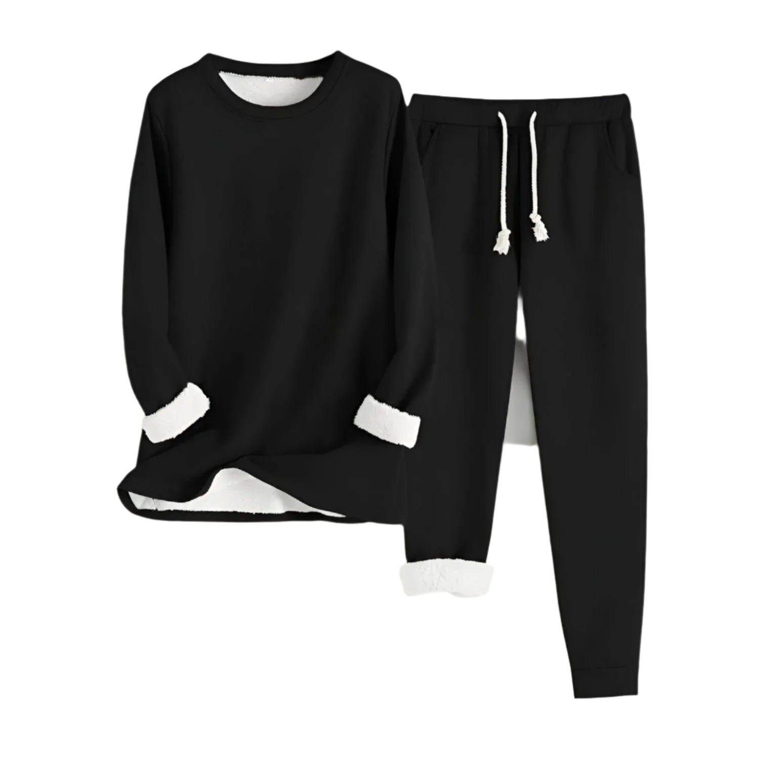 Kvinne Lounge Set Oversized Myk Polyester/Bomull 0