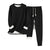 Kvinne Lounge Set Oversized Myk Polyester/Bomull 0