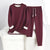 Kvinne Lounge Set Oversized Myk Polyester/Bomull 5