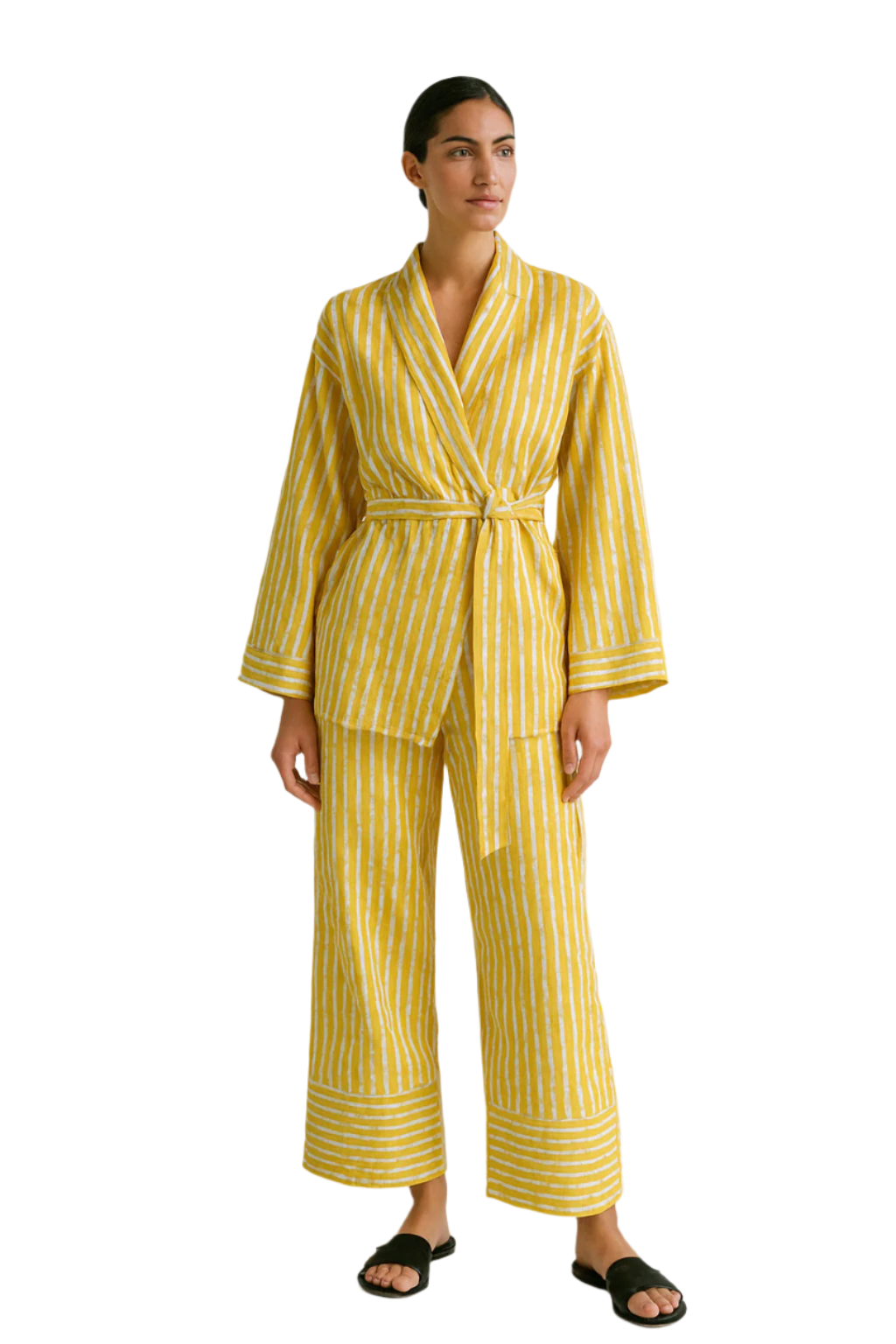 Kvinne Lounge Set To-delt Oversized Lettvekt Vevd Stoff 0